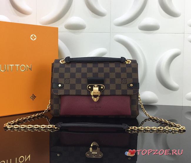 LV VAVIN PM BORDEAUX N40109 SIZE 25 x 18 x 10 CM - 1