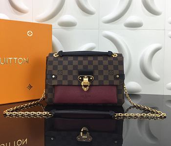LV VAVIN PM BORDEAUX N40109 SIZE 25 x 18 x 10 CM