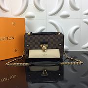 LV VAVIN PM CREAM N40113 SIZE 25 x 18 x 10 CM - 1