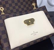 LV VAVIN PM CREAM N40113 SIZE 25 x 18 x 10 CM - 3