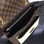 LV VAVIN PM CREAM N40113 SIZE 25 x 18 x 10 CM - 4