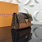 LV VAVIN PM BROWN N40312 SIZE 25 x 18 x 10 CM - 4
