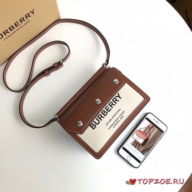 MINI HORSEFERRY PRINT TITLE BAG 80146111 SIZE 19 x 5 x 15 CM - 1