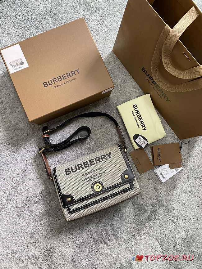 BURBERRY HORSEFERRY PRINT CROSSBODY BAG 80398631 SIZE 25 x 8.5 x 18 CM - 1