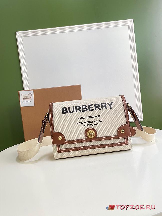 BURBERRY HORSEFERRY PRINT CROSSBODY BAG 80302491 SIZE 25 x 8.5 x 18 CM - 1