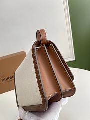 BURBERRY SMALL TWO-TONE TB BAG 80393651 SIZE 21 x 6 x 16 CM - 2