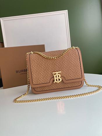 BURBERRY MEDIUM QUILTED TB BAG 80149321 SIZE 25.5 x 6.5 x 18.5 CM