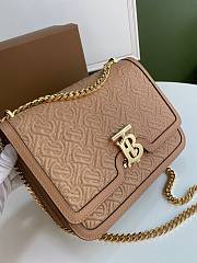 BURBERRY MEDIUM QUILTED TB BAG 80149321 SIZE 25.5 x 6.5 x 18.5 CM - 2
