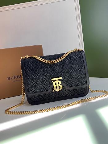 BURBERRY MEDIUM QUILTED TB BAG 80149311 SIZE 25.5 x 6.5 x 18.5 CM
