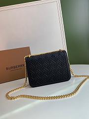 BURBERRY SMALL QUILTED TB BAG BLACK 80149221 SIZE 21 x 6 x 16 CM - 5