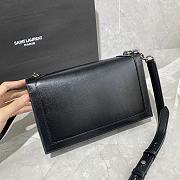 YSL BOOK BAG SMOOTH LEATHER BLACK 532756 SIZE 24 × 14 × 8 CM - 6