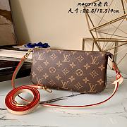 LV POCHETTE ACCESSOIRES M40712 SIZE 22.5 x 4 x 12.5 CM - 1