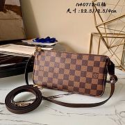 LV POCHETTE ACCESSOIRES N40712 SIZE 22.5 x 4 x 12.5 CM - 1