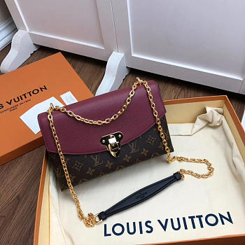 LV SAINT-PLACIDE M43715 SIZE 25 x 16.5 x 7 CM