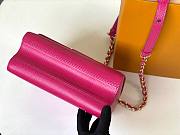 LV TWIST MM PINK M50282 SIZE 23 x 17 x 9.5 CM - 5