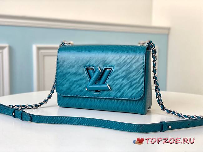 LV TWIST MM CYAN BLUE M50282 SIZE 23 x 17 x 9.5 CM - 1