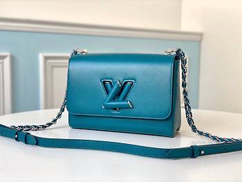 LV TWIST MM CYAN BLUE M50282 SIZE 23 x 17 x 9.5 CM