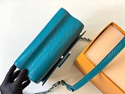 LV TWIST MM CYAN BLUE M50282 SIZE 23 x 17 x 9.5 CM - 5