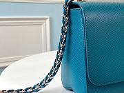 LV TWIST MM CYAN BLUE M50282 SIZE 23 x 17 x 9.5 CM - 2
