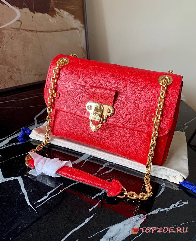 LV VAVIN BB RED M44550 SIZE 21 x 15 x 8 CM - 1