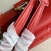 LV VAVIN BB RED M44550 SIZE 21 x 15 x 8 CM - 5