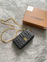 BURBERRY MINI QUILTED LAMBSKIN LOLA BAG 80231171 SIZE 17 x 3.5 x 10 CM - 1