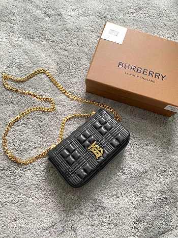 BURBERRY MINI QUILTED LAMBSKIN LOLA BAG 80231171 SIZE 17 x 3.5 x 10 CM