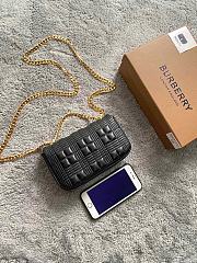 BURBERRY MINI QUILTED LAMBSKIN LOLA BAG 80231171 SIZE 17 x 3.5 x 10 CM - 5