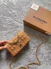BURBERRY MINI QUILTED LAMBSKIN LOLA BAG 80324001 SIZE 17 x 3.5 x 10 CM - 2