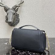 FENDI BAGUETTE CHAIN BLACK 8BR783 SIZE 27 x 6 x 13.5 CM - 2