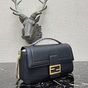 FENDI BAGUETTE CHAIN BLACK 8BR783 SIZE 27 x 6 x 13.5 CM - 5