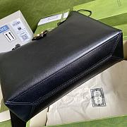 GUCCI MEDIUM TOTE WITH DOUBLE G BLACK 649577 SIZE 35 x 32 x 11 CM  - 6