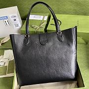 GUCCI MEDIUM TOTE WITH DOUBLE G BLACK 649577 SIZE 35 x 32 x 11 CM  - 2