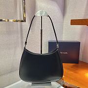 PRADA CLEO SHOULDER BAG BLACK 1BC499 SIZE 27 x 21 x 5 CM - 2