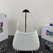 PRADA CLEO SHOULDER BAG WHITE 1BC499 SIZE 27 x 21 x 5 CM - 2