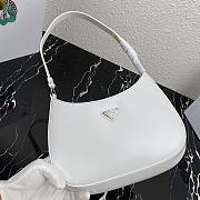 PRADA CLEO SHOULDER BAG WHITE 1BC499 SIZE 27 x 21 x 5 CM - 4