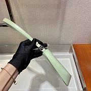 PRADA CLEO SHOULDER BAG LIGHT GREEN 1BC499 SIZE 27 x 21 x 5 CM - 5