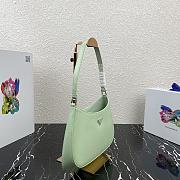 PRADA CLEO SHOULDER BAG LIGHT GREEN 1BC499 SIZE 27 x 21 x 5 CM - 3