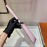 PRADA CLEO SHOULDER BAG LIGHT PINK 1BC499 SIZE 27 x 21 x 5 CM - 2