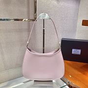 PRADA CLEO SHOULDER BAG LIGHT PINK 1BC499 SIZE 27 x 21 x 5 CM - 4