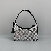 PRADA SATIN MINI-BAG BLACK 1NE515 SIZE 22 x 12 x 6 CM - 4