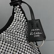 PRADA SATIN MINI-BAG BLACK 1NE515 SIZE 22 x 12 x 6 CM - 3