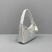 PRADA SATIN MINI-BAG WHITE 1NE515 SIZE 22 x 12 x 6 CM - 6