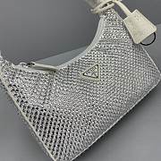 PRADA SATIN MINI-BAG WHITE 1NE515 SIZE 22 x 12 x 6 CM - 2