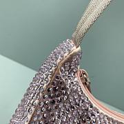 PRADA SATIN MINI-BAG LIGHT PINK 1NE515 SIZE 22 x 12 x 6 CM - 5