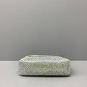 PRADA SATIN MINI-BAG LIGHT GREEN 1NE515 SIZE 22 x 12 x 6 CM - 5
