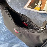 PRADA RE-EDITION 2000 NYLON MINI BAG BLACK & RED LOGO 1NE515 SIZE 23 × 17 × 6 CM - 4
