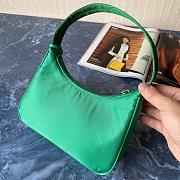 PRADA RE-EDITION 2000 NYLON MINI BAG GREEN 1NE515 SIZE 23 × 17 × 6 CM - 6