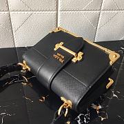 PRADA LEATHER PRADA CAHIER BAG BLACK 1BD045 SIZE 20 x 14 x 8.5 CM - 6