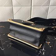 PRADA LEATHER PRADA CAHIER BAG BLACK 1BD045 SIZE 20 x 14 x 8.5 CM - 5